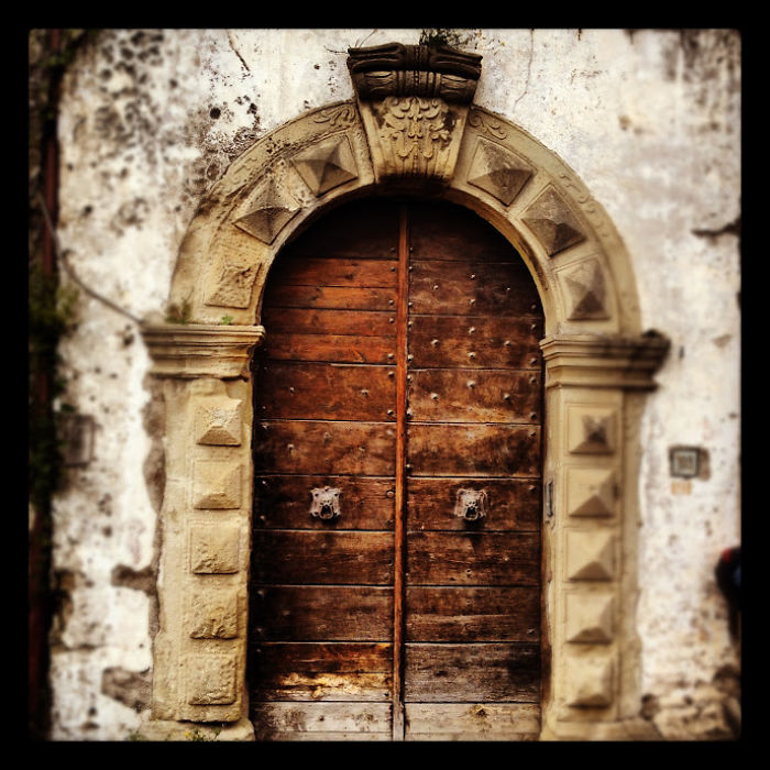 Door On A Home In Positano Sa, Italy