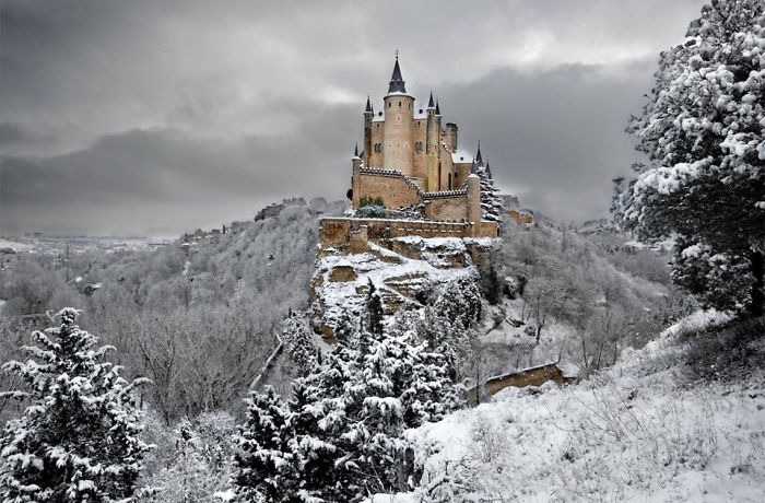 Alcazar Castle Of Segovia, Spain