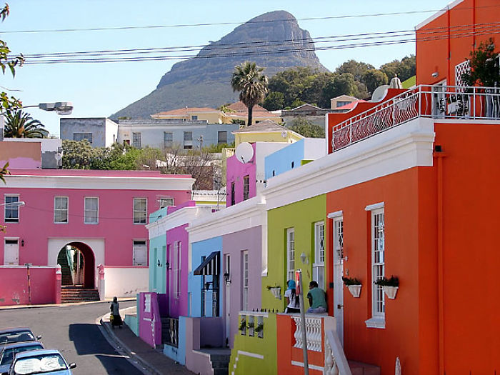 Colorful Houses In Bo-kaap, South Africa