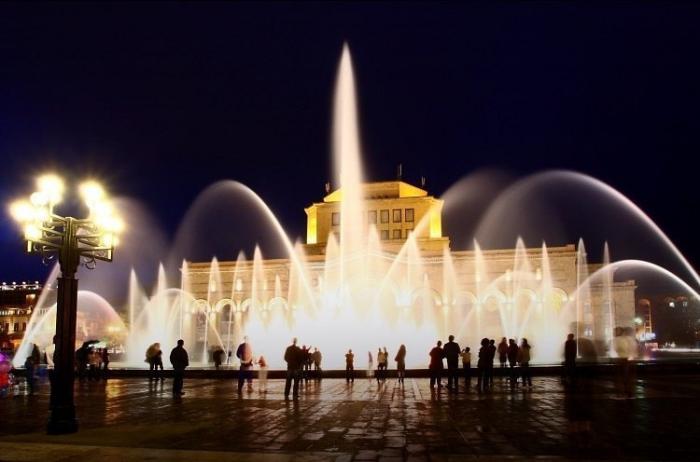Singing Fountains At Republic Square (yerevan)