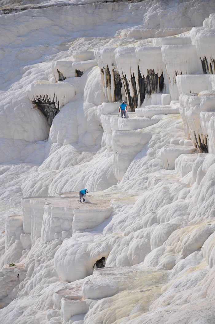 The Workers Of Pamukkale, Turkey