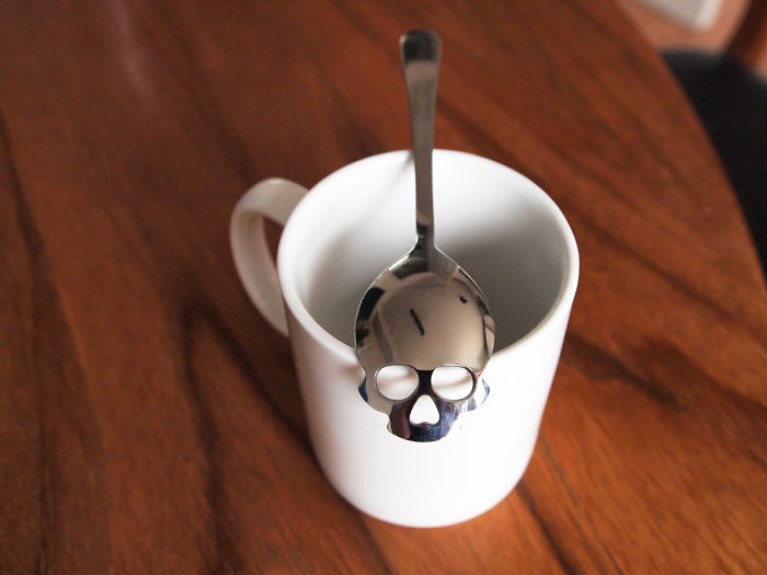 Stainless Steel Spoon That Gently Remind You Sugar Is Evil