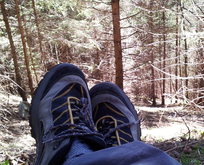 Resting My Feet In The Alps
