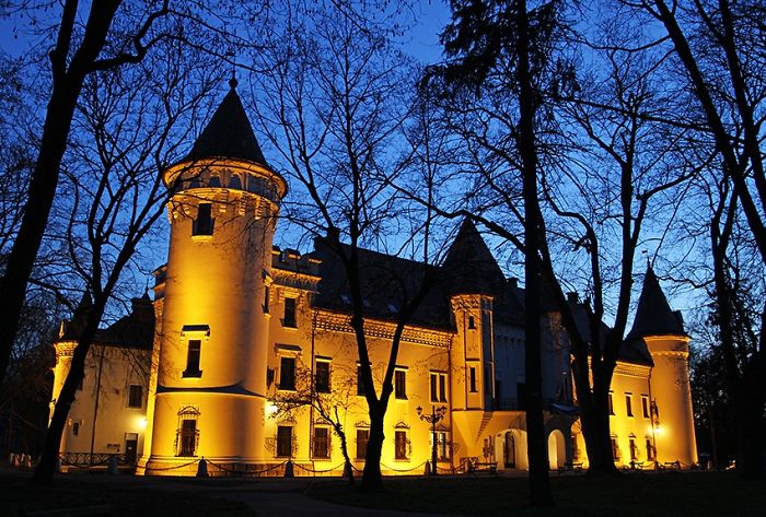 Castle ''károlyi'' Nagykároly (carei) Erdély, Románia