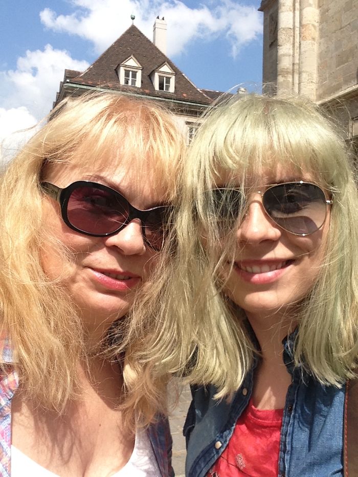 Mom And I In Vienna