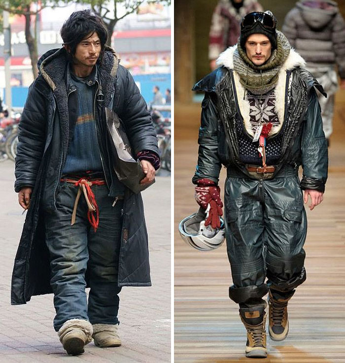 Homeless Guy Looks Like High Fashion Model