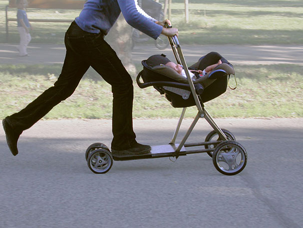 Roller Buggy: Baby Stroller and Scooter Hybrid