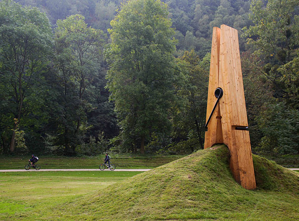 Giant Clothespin Sculpture