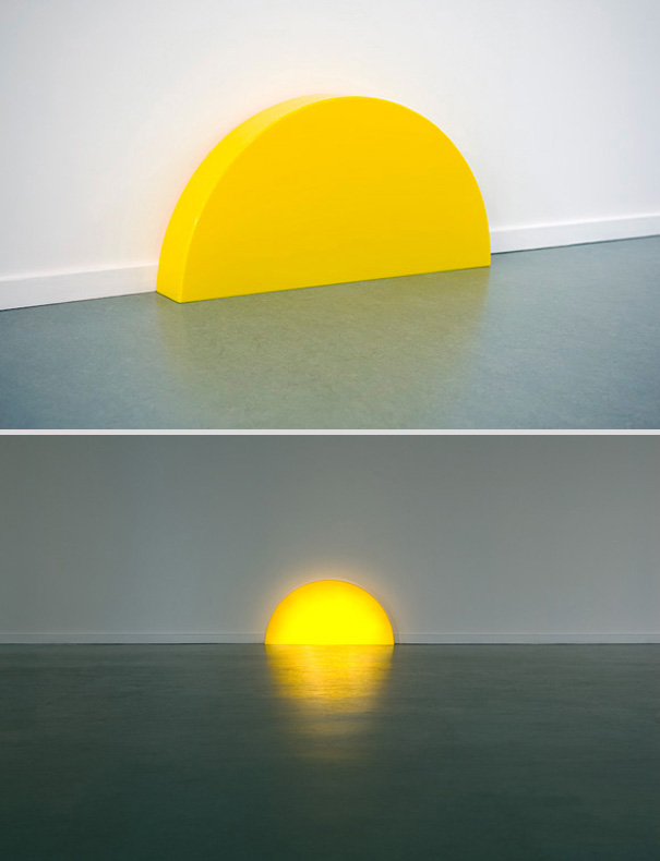 Skirting Board Sunset Lamp by Helmut Smits