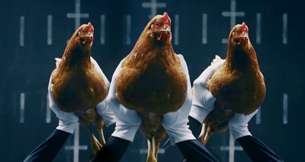 Chickens’ Perfect Image Stabilization Showcased In Luxury Car Commercial