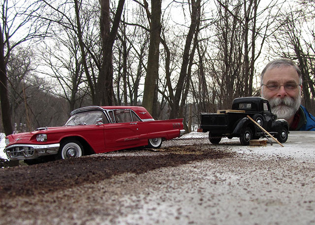Artist Uses Perspective, Miniature Car Models And A $250 Camera To Create Realistic Historical Photos