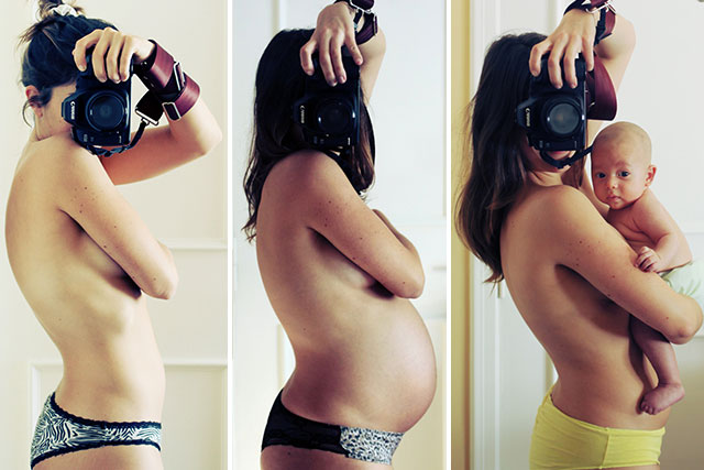 Photographer Documents Her Pregnancy In 9 Months of Intimate Selfies