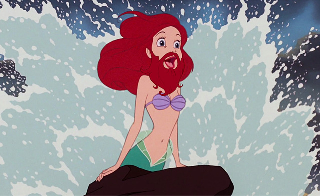Disney Princesses With Beards By Adam Ellis
