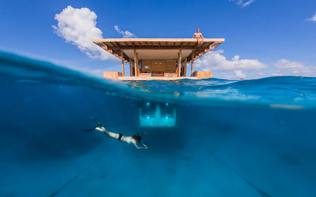 Sleep With The Fishes In Underwater Bedroom At Floating Hotel In Zanzibar
