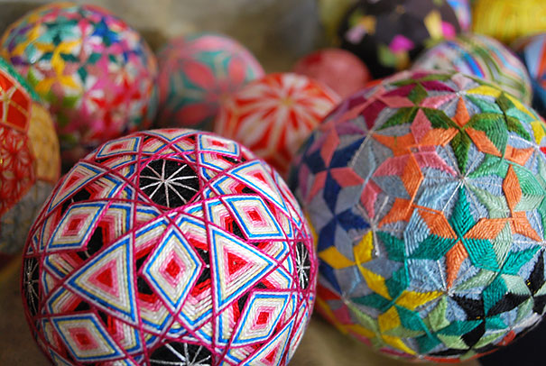 A 92-Year-Old Grandmother Creates A Spectacular Collection Of Embroidered Temari Spheres