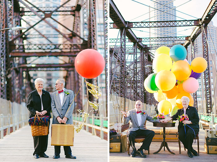 Couple Celebrates Their 61st Anniversary With “Up” Inspired Photoshoot