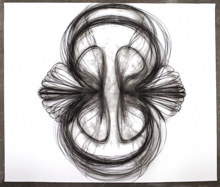 Artist Turns Dance Moves Into Beautiful Charcoal Drawings