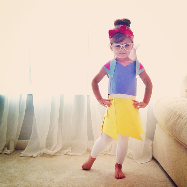 4-Year-Old Daughter And Her Mother Create Stylish Line of Paper Dresses