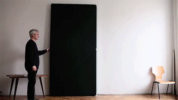 Evolution Door: Artist Reinvents Door Using Innovative Folding Panel Design
