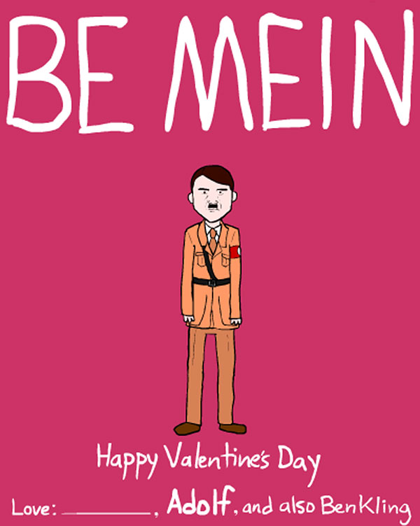 Dictator and Famous People Valentine Day Cards by Ben Kling | Bored Panda