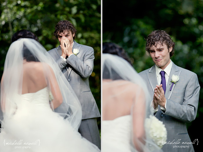 These 18 Grooms Cried Tears Of Joy When They First Saw Their Brides