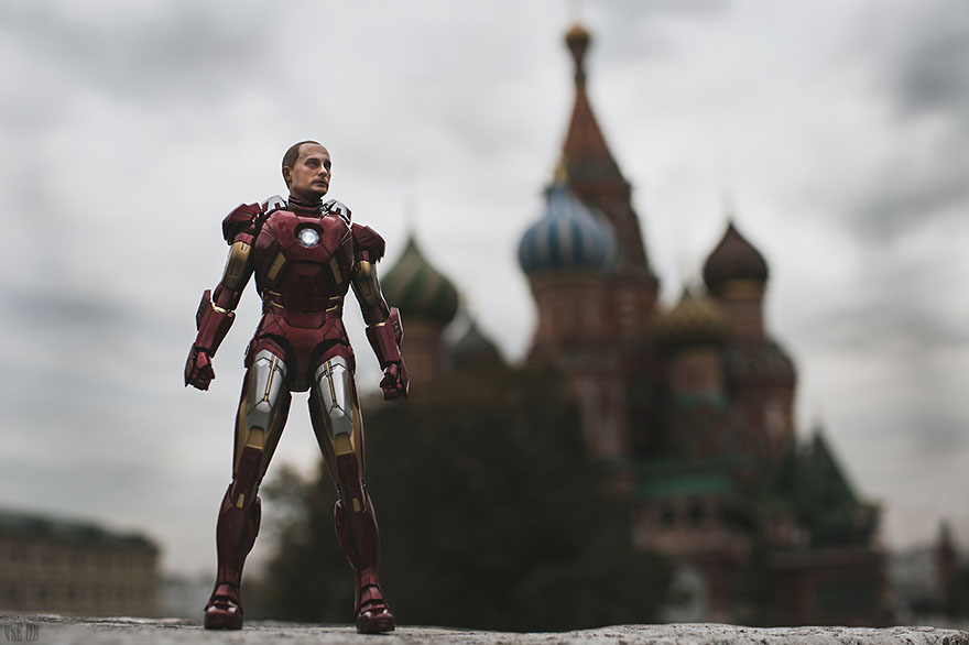 Miniature Superheroes' Adventures By Russian Photographer VSE OK