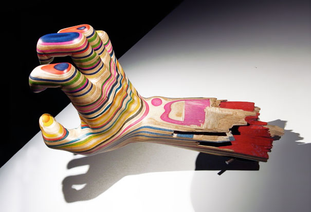 Self-taught Japanese Sculptor Turns Old Skateboards Into Beautiful Sculptures