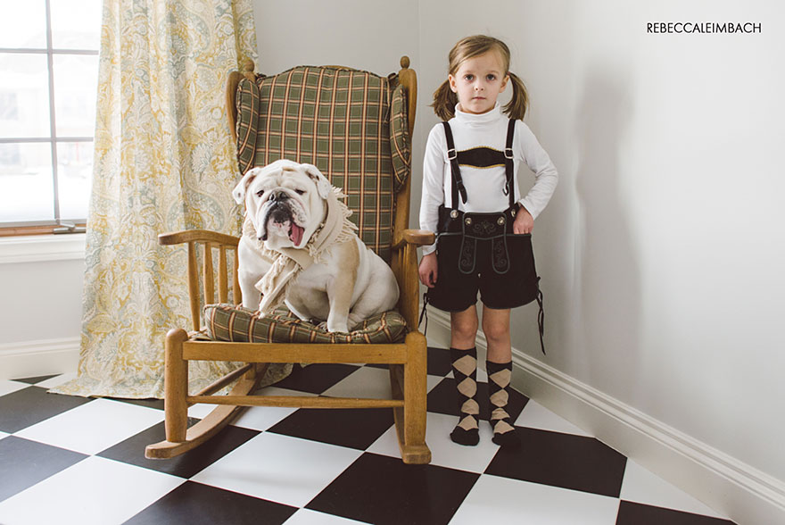 The Heartwarming Friendship Of A Little Girl And Her English Bulldog