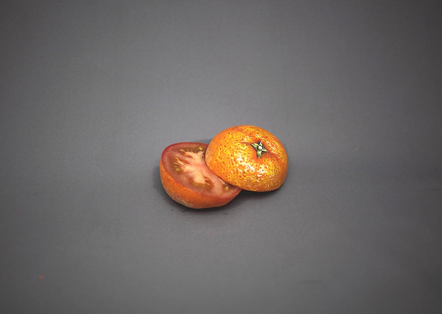 Artist Uses Paint To Disguise Foods As Other Products