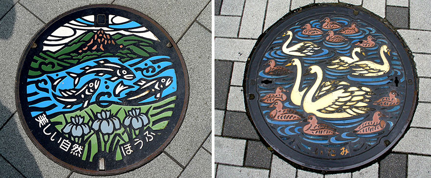 This Is How Manhole Covers Look In Japan