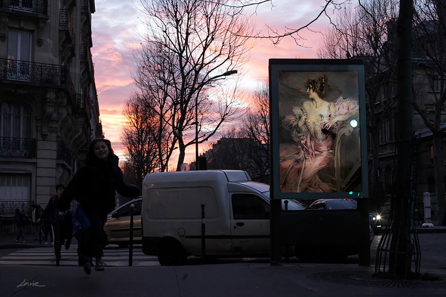 Here's How Your City Would Look If The Ads Were Replaced By Classical Paintings
