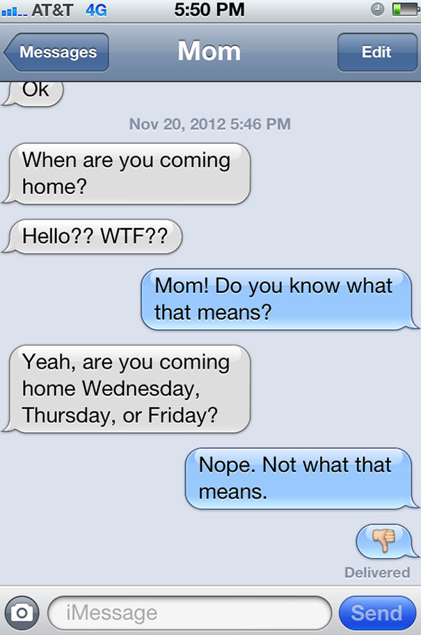 22 Reasons Why Parents Shouldn't Text