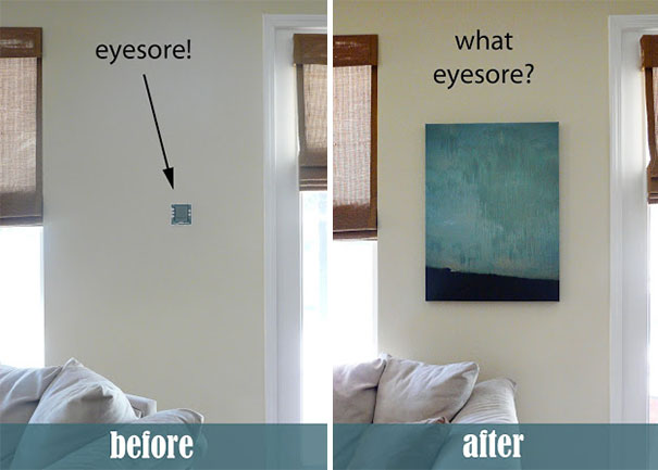 23 Creative Ways To Hide The Eyesores In Your Home And Make It Look Better
