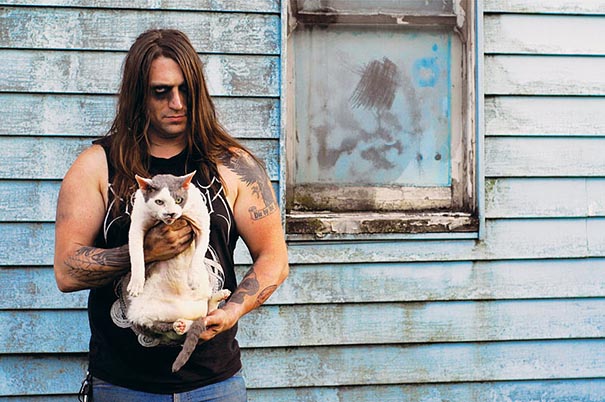 Metal Cats: Hardcore Metal Musicians Pose With Their Cats