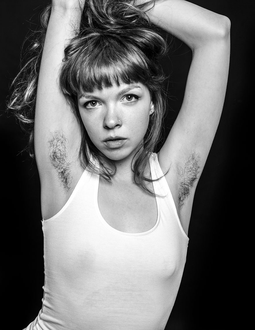 Photographer Challenges Female Beauty Standards With Unshaven Underarm Pictures
