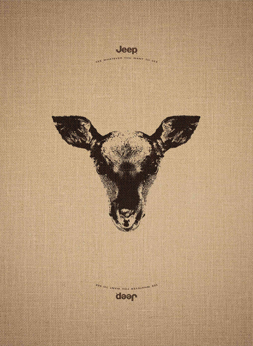Jeep's Clever Ad Campaign Works Just As Well Upside Down