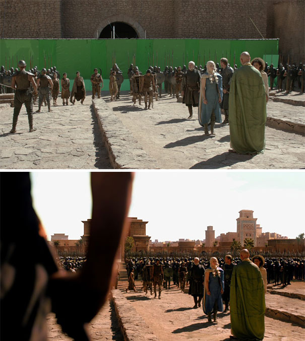 18 Revealing Before-And-After VFX Shots From Your Favorite Movies And TV Series