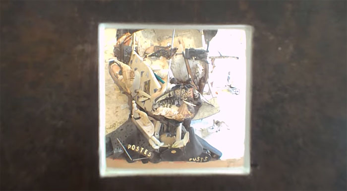 Mind-Bending Illusion Makes A Pile Of Trash Look Like A Portrait