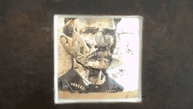 Mind-Bending Illusion Makes A Pile Of Trash Look Like A Portrait