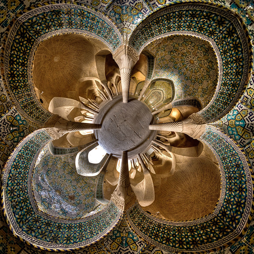 Mesmerizing Interiors Of Iran's Mosques Captured In Rare Photographs By Mohammad Domiri