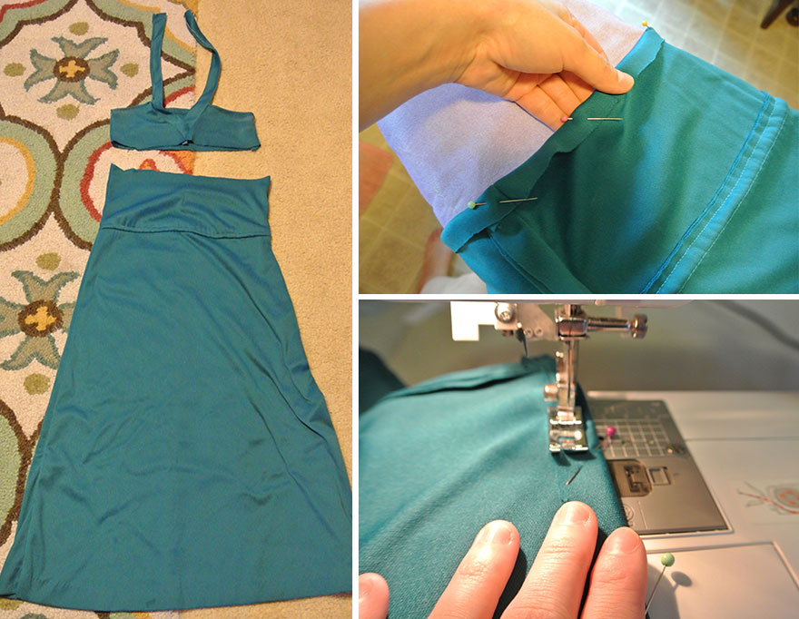 This Woman Transforms Second-Hand Clothes Into Elegant Dresses