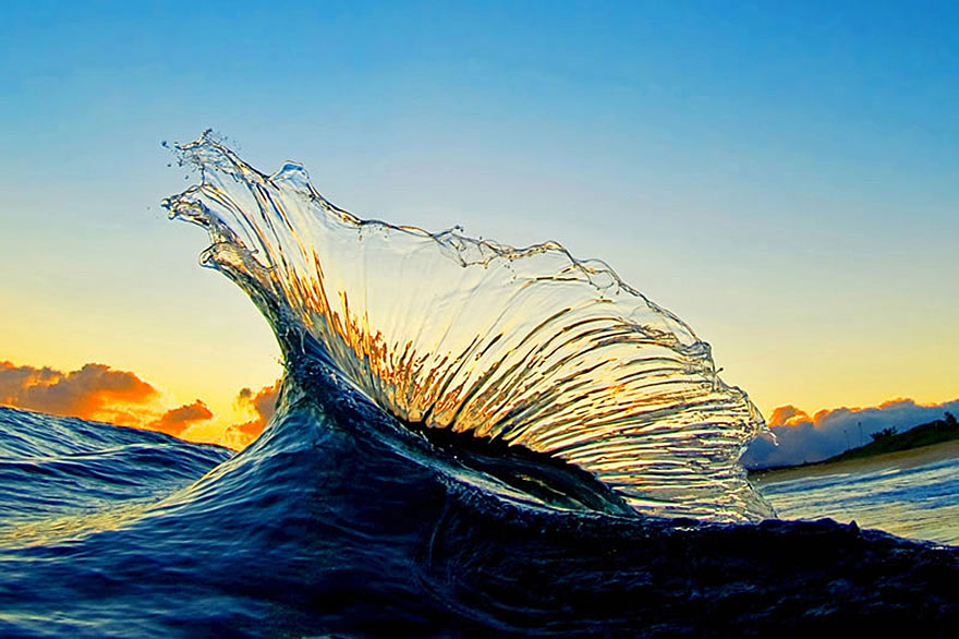 Photographer Dives Into Crashing Waves To Capture Their Raw Power From Within