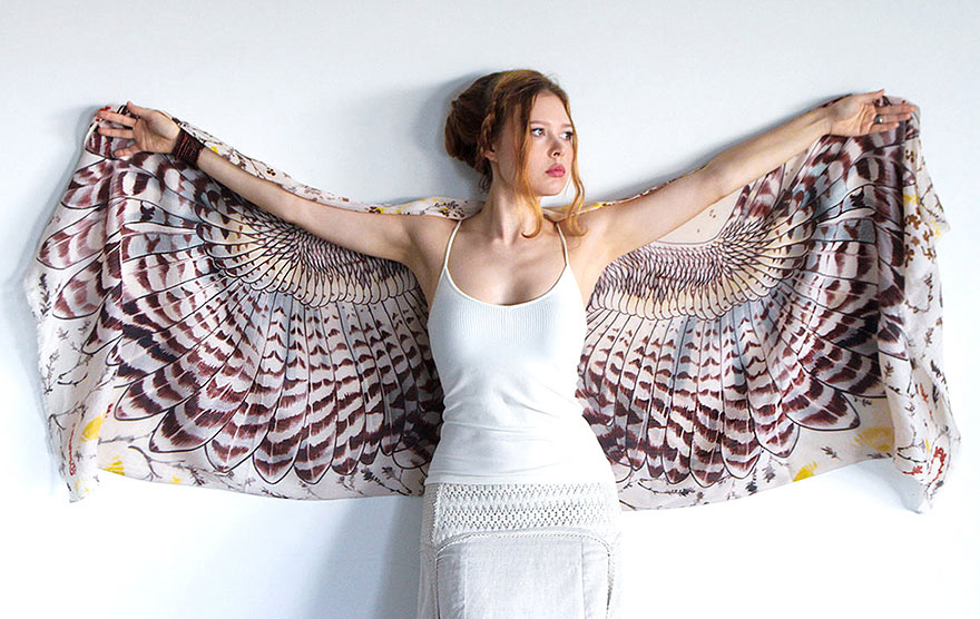 bird-scarves-wings-feather-fashion-design-shovava-5