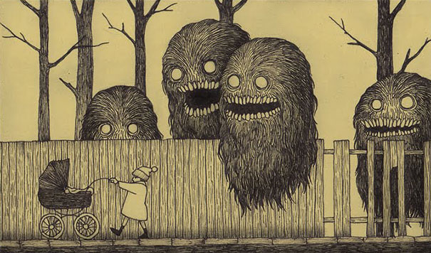 creepy-monsters-sticky-notes-drawings-don-kenn-3