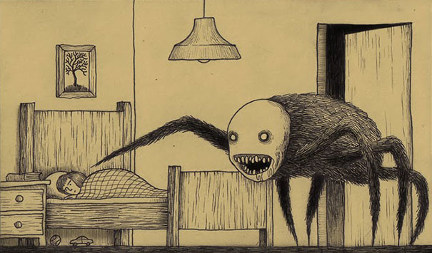 creepy-monsters-sticky-notes-drawings-don-kenn-5