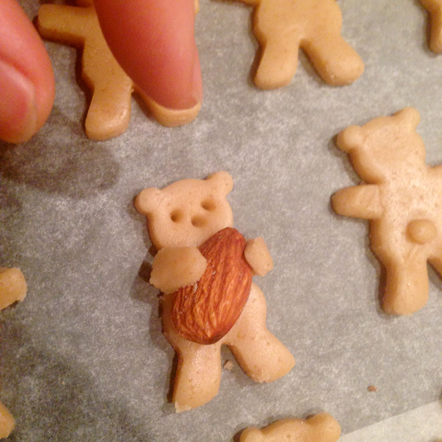 These Nut-Hugging Bear Cookies Are Almost Too Cute To Eat