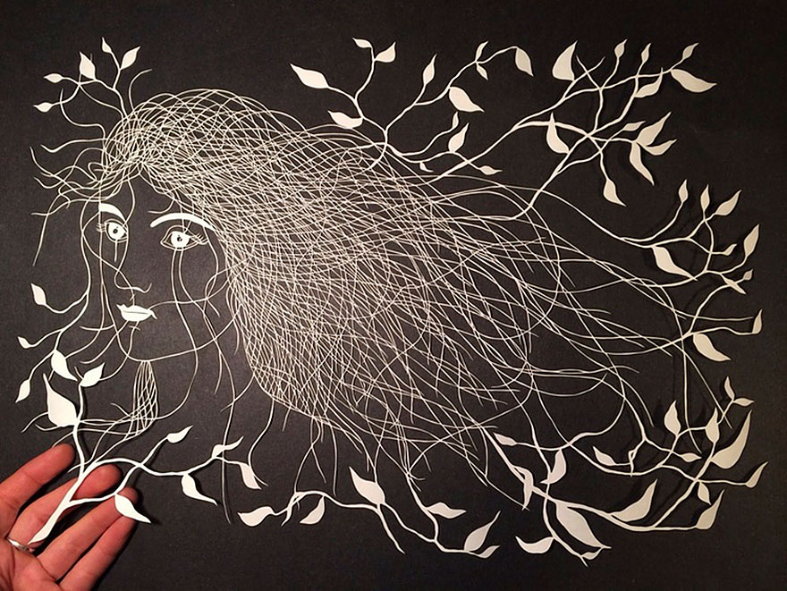 Incredibly Intricate Hand-Cut Paper Art By Maude White
