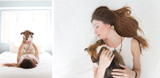 This Couple Took An Amazing Newborn Photoshoot... With Their Dog