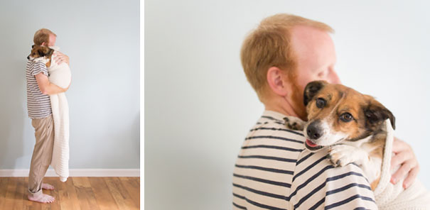 This Couple Took An Amazing Newborn Photoshoot... With Their Dog