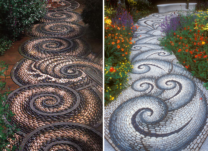 15 Magical Pebble Paths That Flow Like Rivers